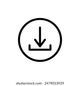 Download Arrow Icon Ideal for Software and File Transfers