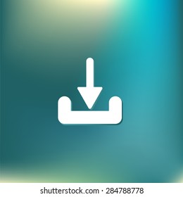 download arrow sign sign.