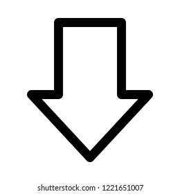 Download arrow symbol
