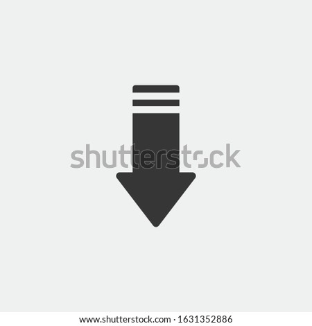 Download arrow vector icon save