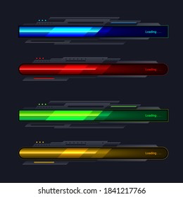 Download bars and progress indicators for infographics and web