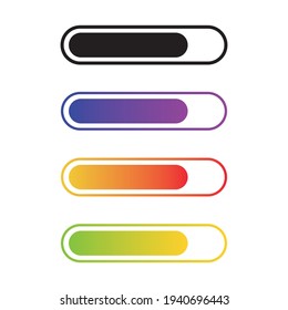 Download bars and progress indicators for infographics and web. Vector illustration
