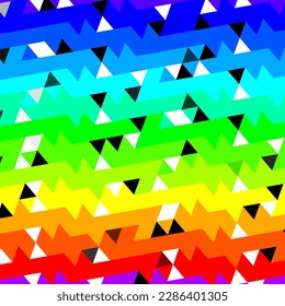 Download beautiful rainbow background template