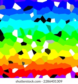Descargar hermosa plantilla de fondo arco iris