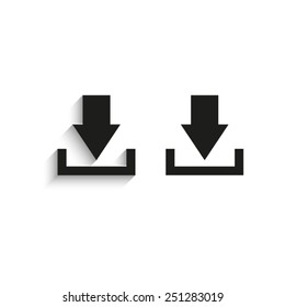 Download - black vector icons