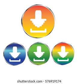 Download button arrow