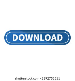 Download Button In Blue Rounded Rectangle Shape For Promotion Business Marketing
