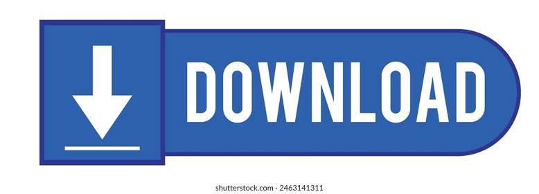  Download button design on white background .Vector Illustration.