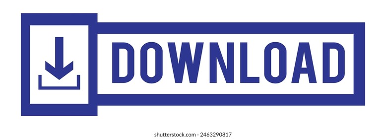 Download button design on white background .Vector Illustration.