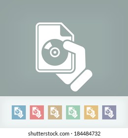 Download button icon