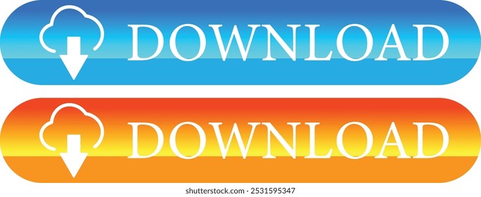 Icono de Botón de Descarga. Descarga de archivo. Prensa en el sitio.Descarga Botón, Descargando archivo icono, Ilustración vectorial.Vector eps10