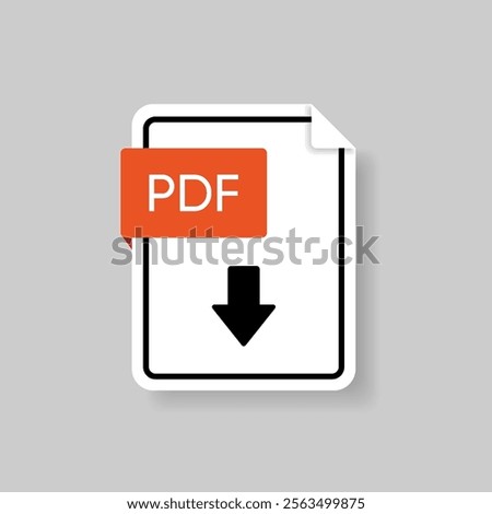 Download button icon. Upload icon. Down arrow bottom side symbol. Click here button. Save cloud icon push button for UI UX, website, mobile application. Download pdf file button