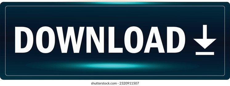 download button icon vector, green 3d download button icon with download arrow isolated on white background, green download button for websites