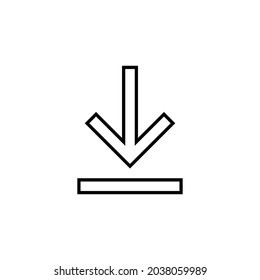 botón de descarga, ilustración vectorial de icono de descarga