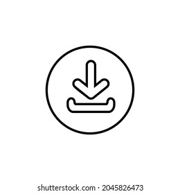 Download button, download icon vector illustration