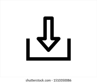 download button icon vectors - eps10