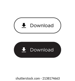Download Button Icon for Web or Mobile App
