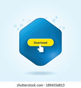 Download Button Illustration With Browser Icons