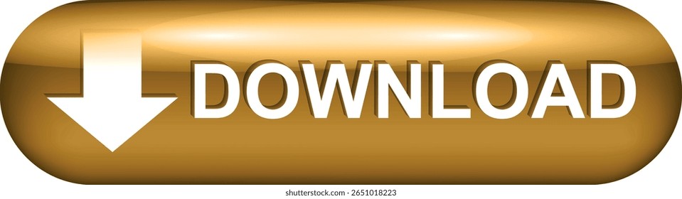 botão de download para uso do site da internet. Ícone de Download Azul em plano de fundo branco isolado com sombra.