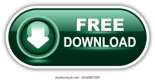 botão de download para uso do site da internet. Ícone de Download Azul em plano de fundo branco isolado com sombra.