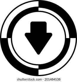 Download button mosaic