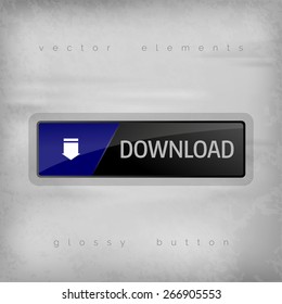 Download button on the gray background. Elegant design.