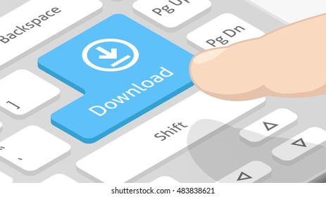 Download Button on Keyboard