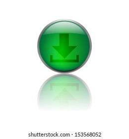 Download button on white background