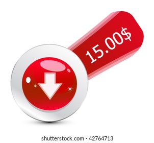 Botón de descarga con precio