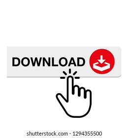 download button vector - Vector