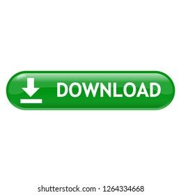 download button vector icon 