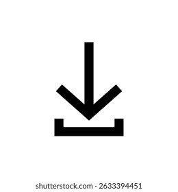 Download button vector. Save icon.