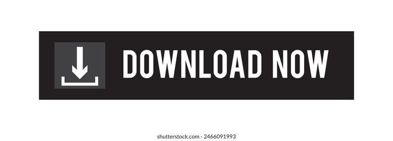 Botón de Descarga con Descarga Vector de palabras en diseño de estilo de línea para diseño de Sitio web, App, UI, aislado sobre fondo blanco. Trazo editable. ILUSTRACIÓN VECTORIAL EPS 10.