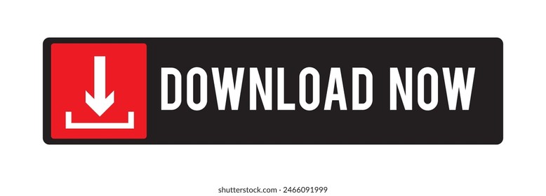 Download button with download word vector icon in line style design for website design, app, UI, isolated on white background. Editable stroke. EPS 10 vector illustration.