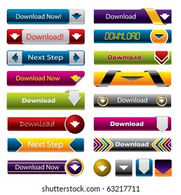 Download buttons for the web