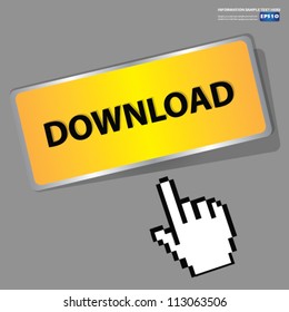Download button,Vector