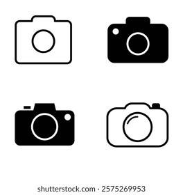 Download Camera Icon Set Vector Illustration