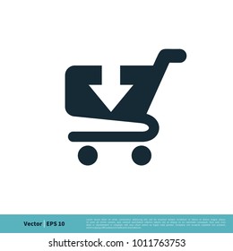 Download Cart Trolley Icon Vector Logo Template Illustration Design. Vector EPS 10.