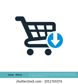 Download Cart Trolley Icon Vector Logo Template Illustration Design. Vector EPS 10.