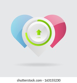 download  circle glossy web icon