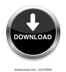 download  circle web glossy icon on white background 