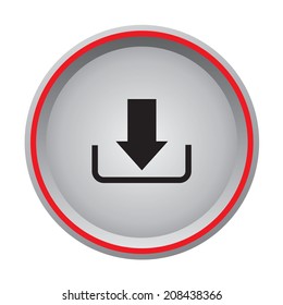 download circular button