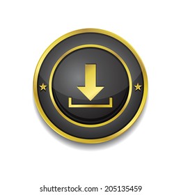 Download Circular Vector Golden Black Web Icon Button