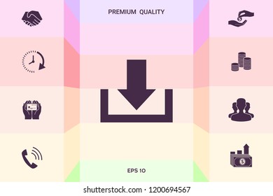 Download from Cloud icon