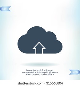 Download from cloud icon