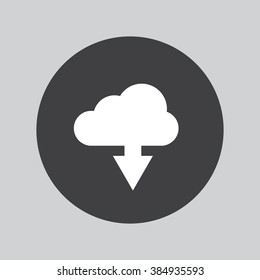 Download from cloud icon