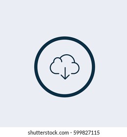 Download cloud icon