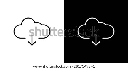 Download from Cloud icon editable art group