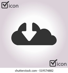 Download  from cloud icon.  Load symbol.