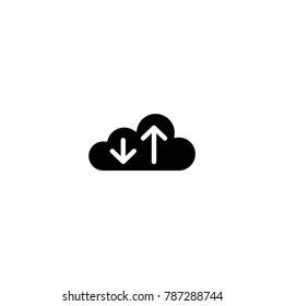 download cloud icon. sign design